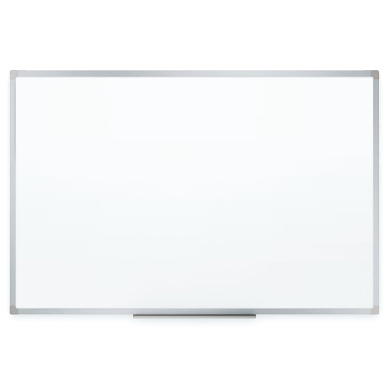 Mead White Board 24" x 18", Dry Erase Whiteboard For Wall, Non-Magnetic, White/Silver (85355) - Image 1